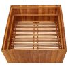 Garden Raised Bed 39.4"x39.4"x19.7" Solid Acacia Wood